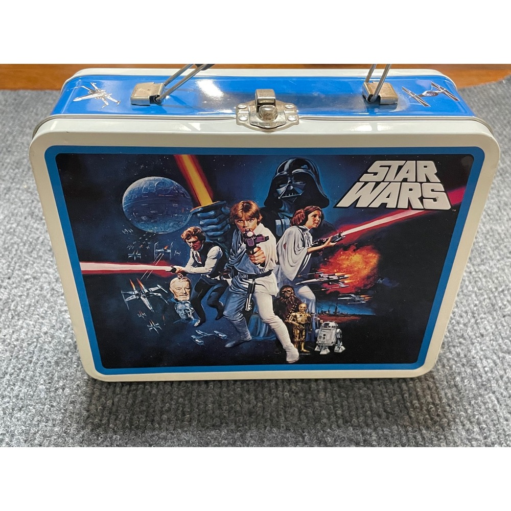 Star Wars A New Hope Tin Lunch Box 2008 Tin Box Co Movie Poster Art Collectible